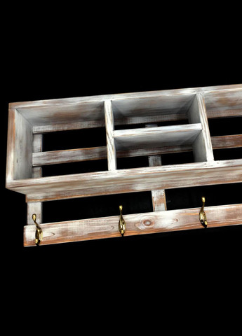 Вішалка для одягу з дерева Рів'єр браш (ВДО-0034272) No Brand (327846731)