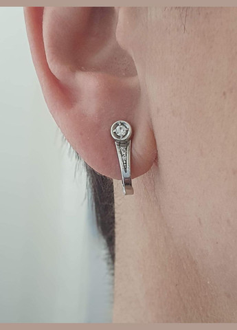 Золотые серьги с фианитами. 3533563 Гаразд (315786706)