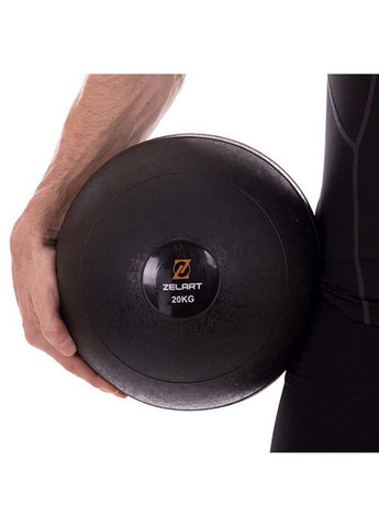 Мяч набивной слэмбол для кроссфита рифленый Modern FI-2672 20 кг Zelart (290109182)