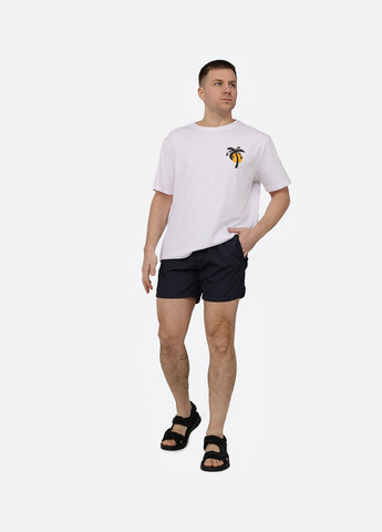 Белая футболка с коротким рукавом мужская цвет белый цб-00270058 Yuki