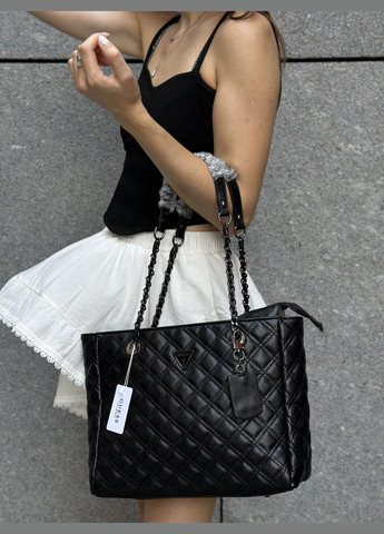 Жіноча сумка Guess шопер чорна No Brand (299279319)