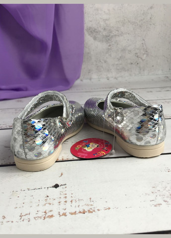 Туфлі дитячі для дівчинки Y.TOP Срібний (013) Y Top (347236107)