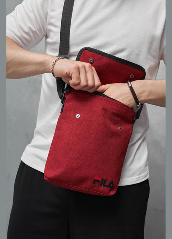 Барсетка меланж червоний No Brand (329203563)