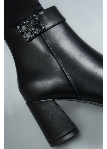 ботинки женские 704-23 черные 346608 Louis из искусственной кожи