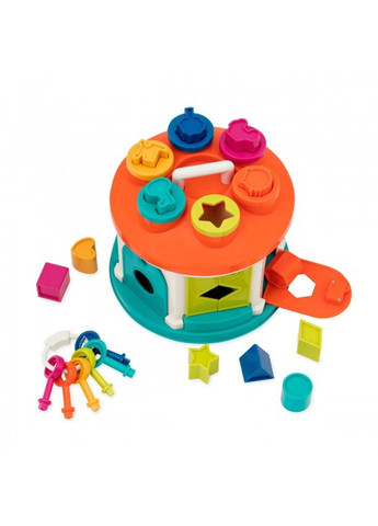 Іграшка-сортер, що розвиває – Розумний будиночок (12 форм) Battat Lite (331173592)