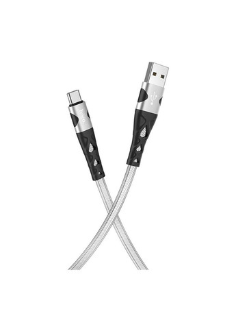 Зарядний кабель USB Type-C для телефону / Провід шнур тайп сі для швидкої зарядки та передачі даних Hoco (338603901)