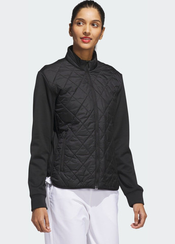 Чорна демісезонна куртка ultimate365 quilted full-zip adidas
