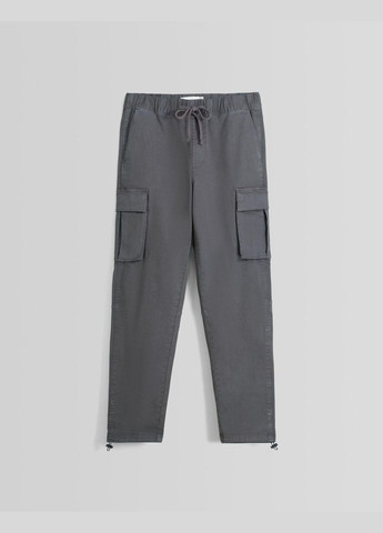 Серые брюки Bershka