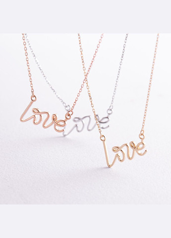 Колье Love в красном золоте кол02265 45 Oniks (264393006)