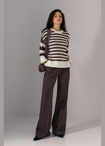 Жіночі брюки-палаццо з високою посадкою (3028) Triko Bakh (336383468)