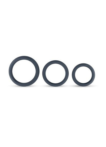 Набор из 3 силиконовых колец для пениса, 3 шт Boners (298919301)