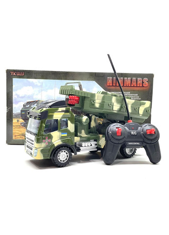 Машина на радіокеруванні військова вантажівка з ракетною установкою Зелений (78744) TK Group (301421470)