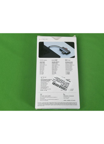 Хаб, Док-станиця, Концентратор Type-C Multi-Port Adapter 4K with Ethernet V2 Satechi (351371822)