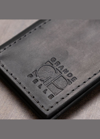 Картхолдер шкіряний для візиток 4 відділення універсальний чорний (sku_11397) No Brand (330012868)