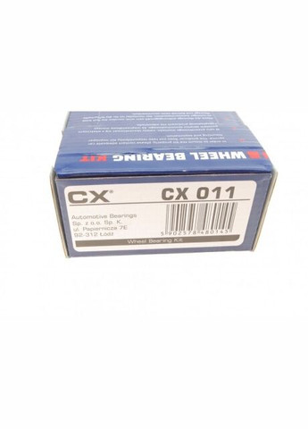 Подшипник ступицы (передней) Opel Combo 04- (39x72x37) CX011 UA63 CX (339639493)