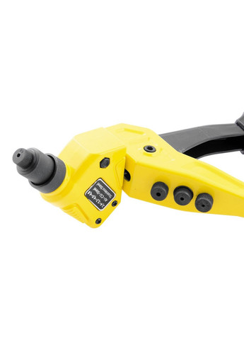 Пістолет для заклепок ПРОФІ, 280 мм, поворотний, CrMo. Black and Yellow (21-0702) Mastertool (340911751)