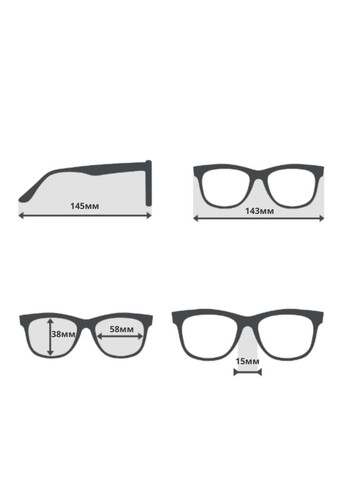 Прямоугольные солнцезащитные очки с линзами Polarized мужские No Brand (328445769)