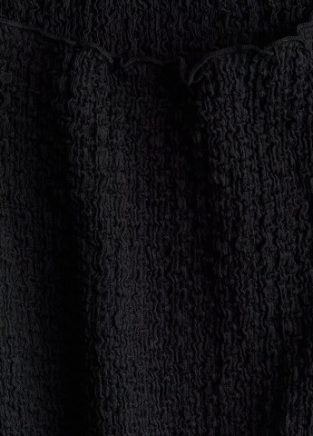 Чорна кежуал сукня H&M однотонна