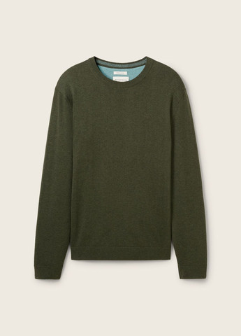 Темно-зелений демісезонний джемпер Tom Tailor