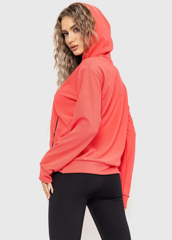 Худі жіночий з капюшоном, колір кораловий, Ager (315450004)