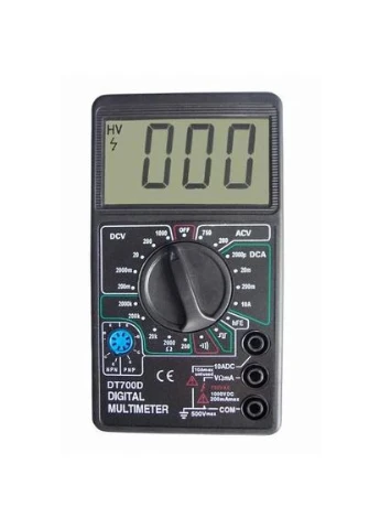 Цифровий мультиметр DT700D великий дисплей (зі звуком), мультиметр із захистом Digital Tech (381038374)