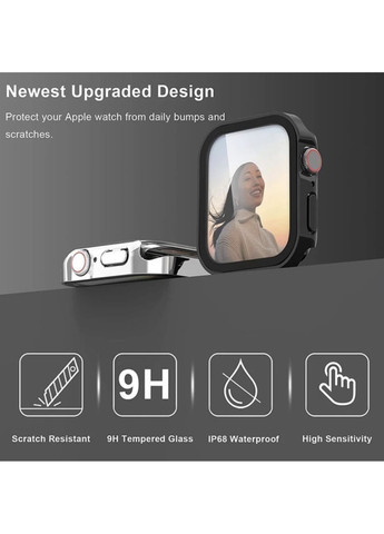 Защитный чехол со стеклом 2 для Apple Watch 44 мм CHOICE (361205702)