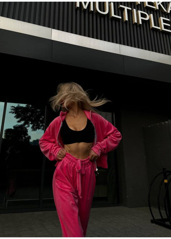 Жіночий спортивний костюм велюр для прогулянок та активного відпочинку комфортний New Trend (304647085)