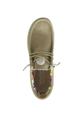 Бежевые демисезонные мокасини Wollen