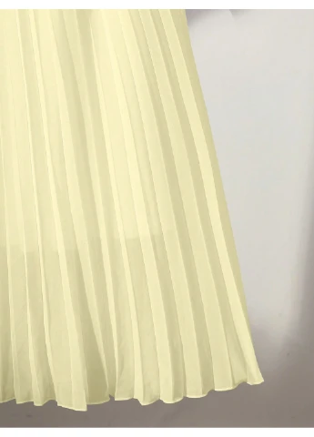 Жовтий сукня SHEIN однотонна