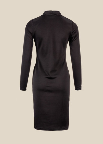 Черное повседневный платье LAWA однотонное