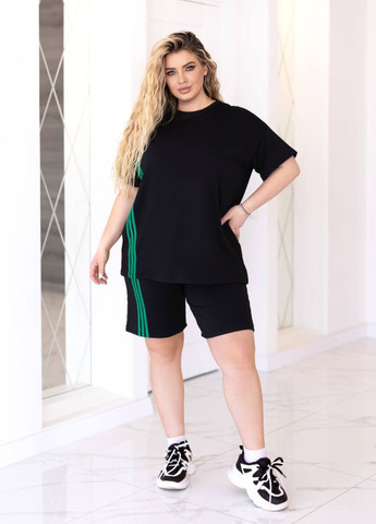Костюм-двійка: шорти та футболка вільного крою Україна (331344803)