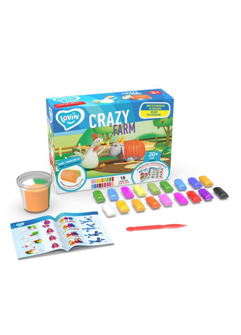 Набор теста для лепки "Crazy Farm" TM 41189 Lovin (316273250)