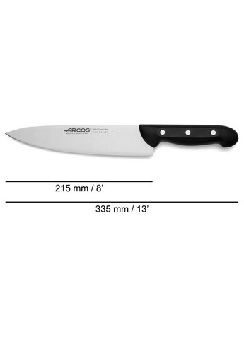 Кухонный нож (m43640) Arcos Maitre 215 мм комбинированные,