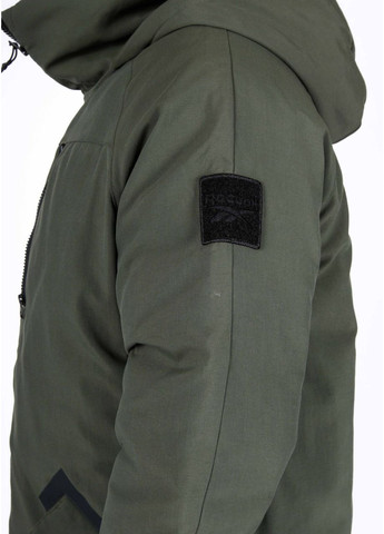 Темно-зеленая демисезонная мужская одежда пуховик 011124 с темно-зеленый ft0680 сша l(р) Reebok