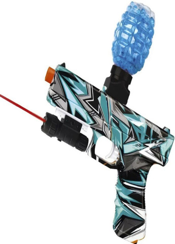 Іграшковий акумуляторний пістолет Gun 717 орбібольний кулемет із гідрогелевими кульками з лазерним прицілом No Brand (321972865)