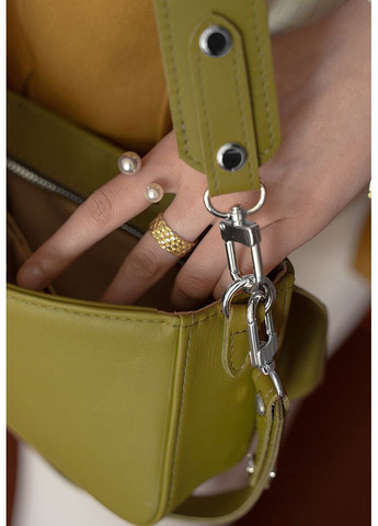 Женская кожаная сумка Molly оливковая The Wings (348358620)