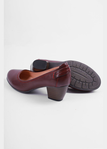 Туфли женские бордового цвета Let's Shop