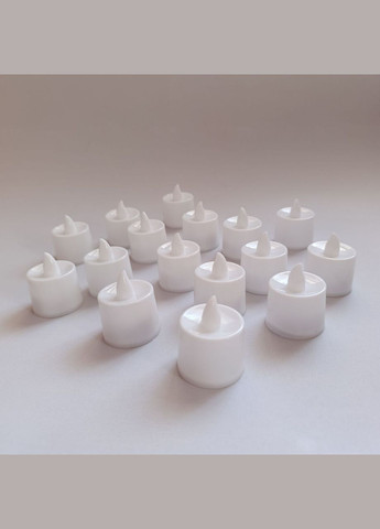 Реалістичні яскраві безполум'яні світлодіодні свічки, яскраві, мерехтливі, підроблені свічки на батарейках, чайні свічки Unbranded (316699364)