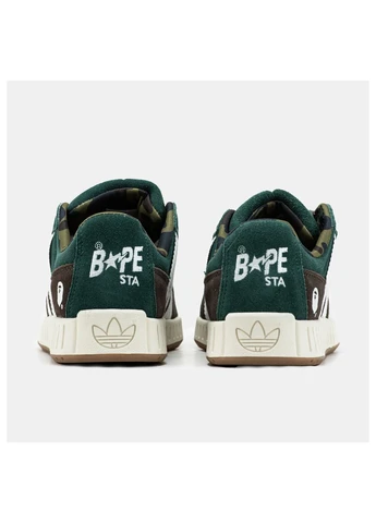 Комбіновані кросівки чоловічі adidas демісезон No Brand LWST x Bape
