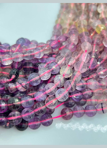 Флюорит на нитці без замка 5х7 мм 40 см Двоколірний 11655 No Brand (315343348)