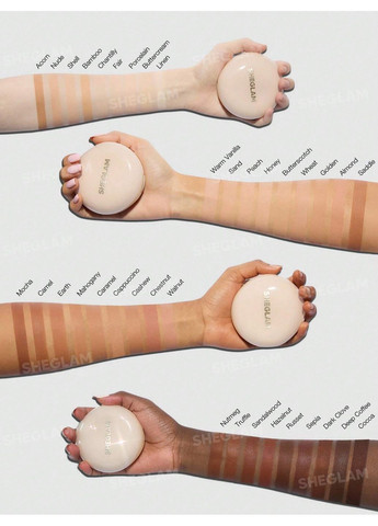 Тональний крем Lock & Go Long-Lasting Cushion Foundation-Shell, 12 g Sheglam (364894669)