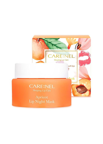 Ночная маска для губ APRICOT LIP NIGHT MASK с абрикосом, 23г CARENEL (285120022)