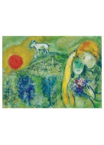 Пазл Закохані в Сен-Поль-де-Вансі Марк Шагал (6000-0848) Eurographics Влюбленные в Сен-Поль-де-Вансе. Марк Шагал, 1000 э (366156022)