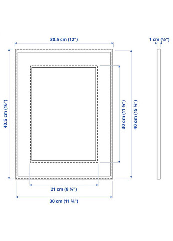 Рамка ІКЕА LOMVIKEN 30х40 см (50286769) IKEA (278406327)