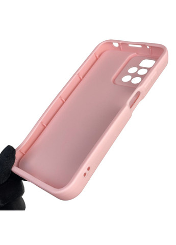 Чехол силиконовый Soft Touch с 3D принтом Майнкрафт для Redmi 10 розовый (Полная защита камеры) Xiaomi (373425091)