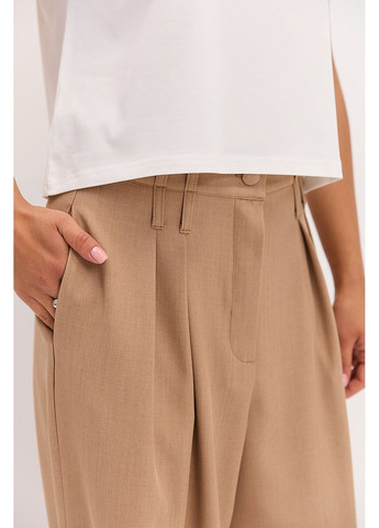 Женские брюки-палаццо со складками черные Arjen (361056783)