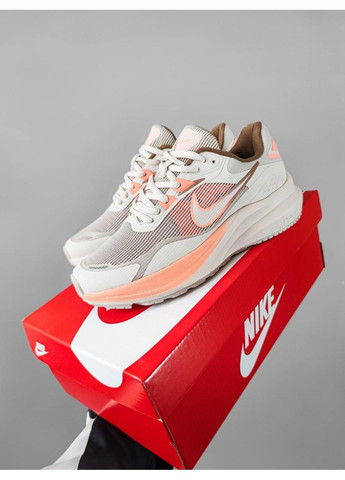 Білі Осінні кросівки чоловічі nike zoom inferno 3 orange / gray найк аір зум No Brand