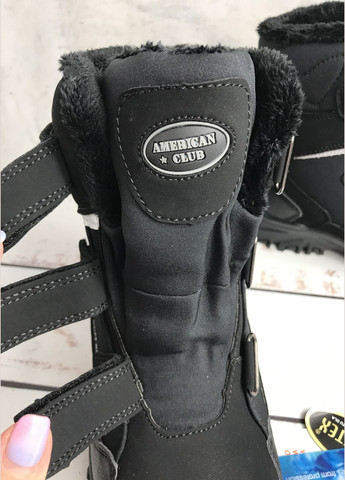 Черные повседневные зимние термбрюшки softshel детские на мальчиков подростков черный (093) American Club