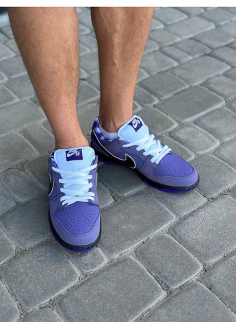 Фіолетові Осінні кросівки чоловічі nike sb dunk low concepts purple lobster найк сб данк No Brand
