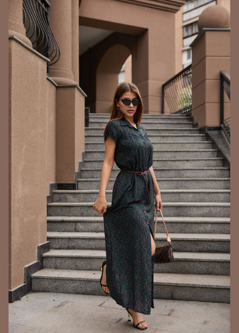 Темно-зелена сукня MN